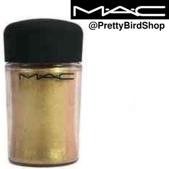 MAC OLD GOLD pigment shadow shimmer metallic NIB hard to find - Picture 2 of 4